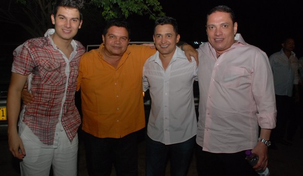 Pipe Bueno, Alvaro L+¦pez, Jorge Celed+¦n y El Cocha Molina